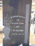 GALLOWAY C.M. 1909-1969