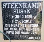 STEENKAMP Susan 1929-2012