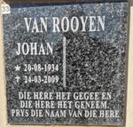 ROOYEN Johan, van 1934-2009