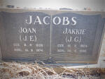 JACOBS J.G. 1924-1990 & J.E. 1928-1974