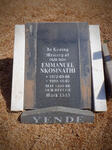YENDE Emmanuel Nkosinathi 1972-1999