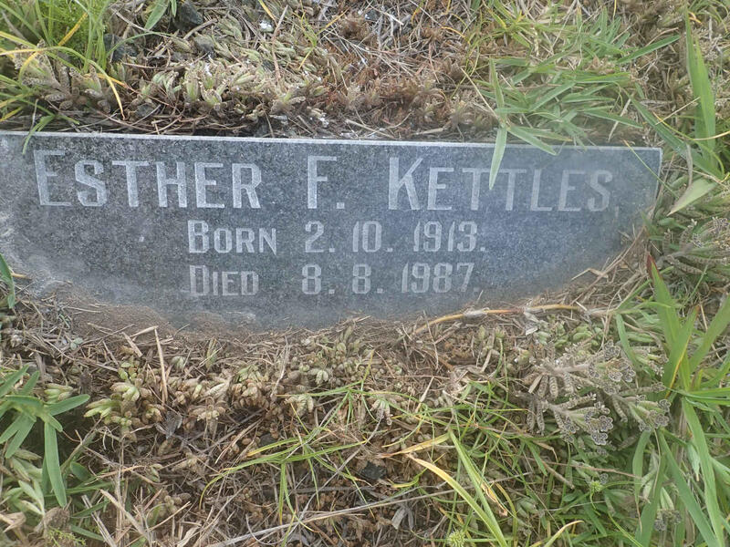 KETTLES Esther F. 1913-1987