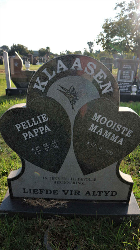 KLAASEN Pappa 1948-2008 & Mamma 1955-