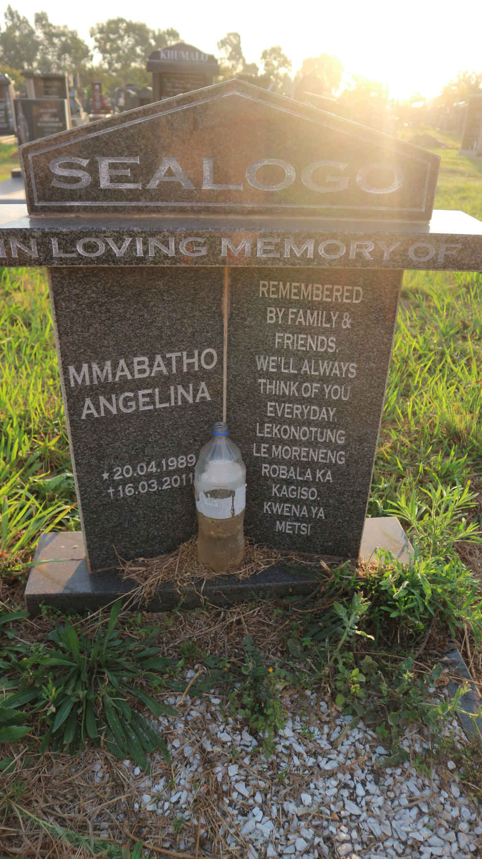 SEALOGO Mmabatho Angelina 1989-2011