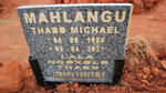 MAHLANGU Thabo Michael 1984-2021