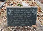 GATES Francis Harley 1879-1960 & Gertrude May 1892-1963