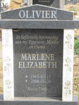 OLIVIER Marlene Elizabeth 1965-2008
