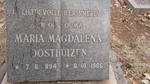 OOSTHUIZEN Maria Magdalena 1894-1966
