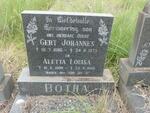BOTHA Gert Johannes 1895-1973 & Aletta Louisa 1909-1986