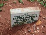 SADICK Fatima Patuma -2021