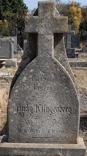 KLINGENBERG Andy 1888-1940