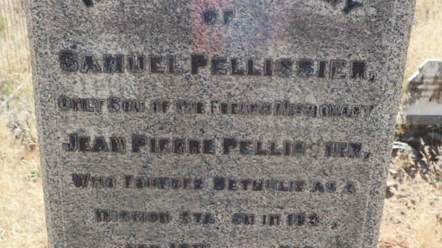 PELLISSIER Samuel -1921