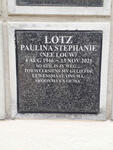 LOTZ Paulina Stephanie nee LOUW 1946-2021