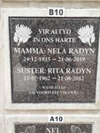 RADYN Nela 1935-2019 :: RADYN Rita 1962-2012