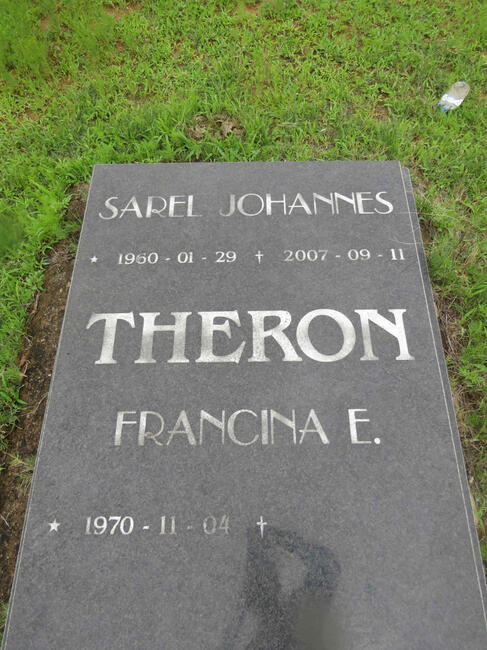 THERON Sarel Johannes 1960-2007 & Francina E. 1970-
