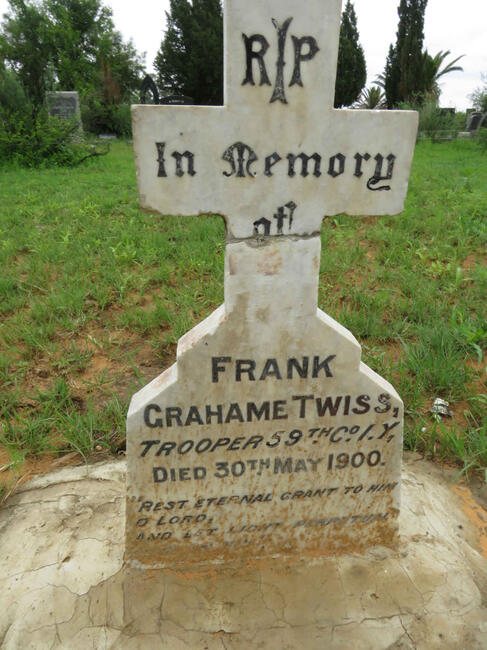TWISS Frank Grahame -1900