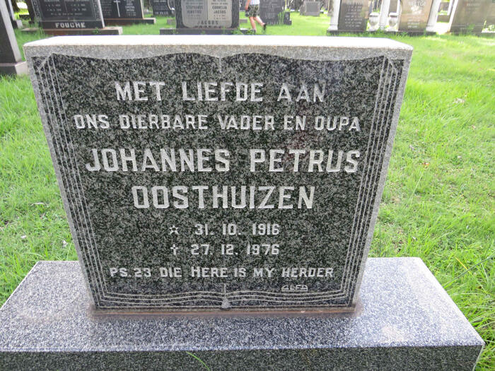 OOSTHUIZEN Johannes Petrus 1916-1976