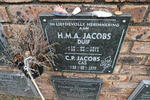 JACOBS H.M.A. 1939-2013 & C.P. 1940-2017