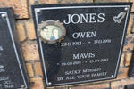 JONES Owen 1913-1991 & Mavis 1919-1993