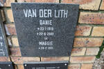 LITH Danie, van der 1919-2001 & Maggie 1931-