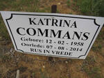 COMMANS Katrina 1958-2014