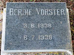 VORSTER Berdie 1938-1938