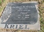 KRIEL Jacobus Albertus 1884-1961 & Tilly 1898-1979