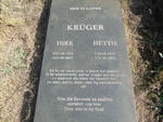 KRUGER Dirk 1932-2017 & Hettie 1934-2011