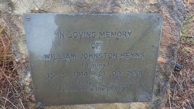HEYNS William Johnston 1914-2001
