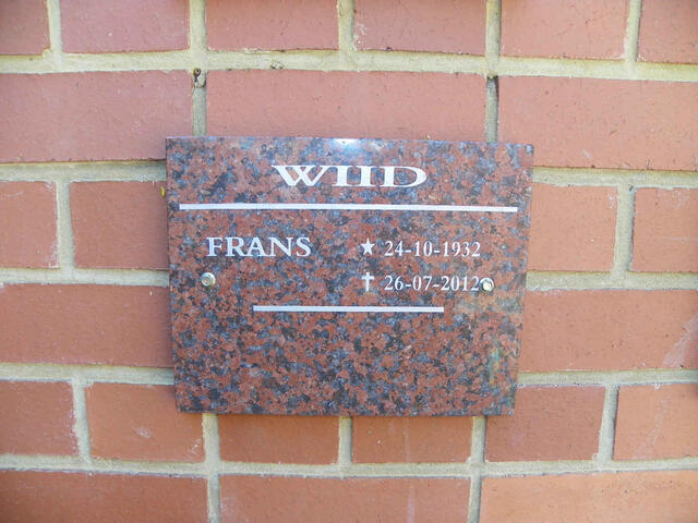 WIID Frans 1932-2012