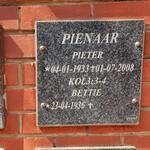 PIENAAR Pieter 1933-2008 & Bettie 1936-