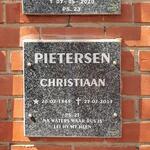 PIETERSEN Christiaan 1949-2013