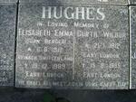 HUGHES Gurth Wilbur 1912-1995 & Elizabeth Emma BERGER 1917-1989