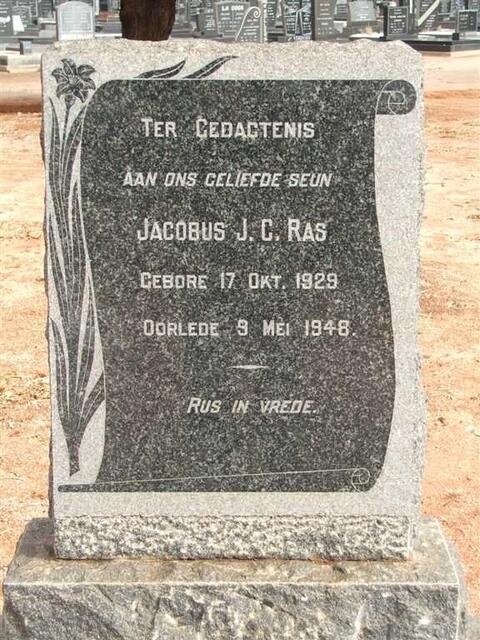 RAS Jacobus J.C. 1929-1948