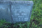 WHALE Cecil Henry 1903-1951