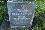 KIRTON Maureen Esther 1952-1957