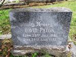 PATON David 1881-1937