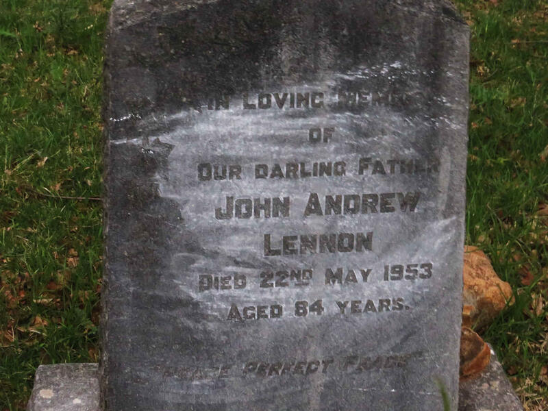 LENNON John Andrew -1953