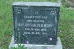 MERWE Marius, van der 1956-1956