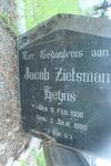HEYNS Jacob Zietsman 1900-1988