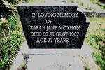 MOXHAM Sarah Jane -1967