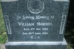 MORTON William 1883-1933