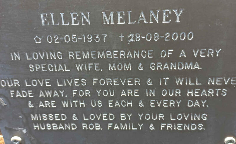 MELANEY Ellen 1937-2000