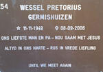 GERMISHUIZEN Wessel Pretorius 1949-2006