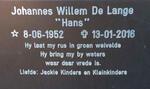 LANGE Johannes Willem, de 1952-2016