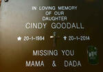 GOODALL Cindy 1984-2014