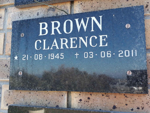 BROWN Clarence 1945-2011