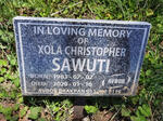 SAWUTI Xola Christopher 1983-2020