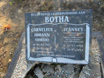 BOTHA Cornelius Johann 1953-2011 & Jeanney 1964-2014