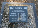 BUYS Annie 1929-2012